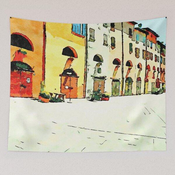 Item preview, Brisighella: view colored buildings designed and sold by Giuseppe Cocco.
