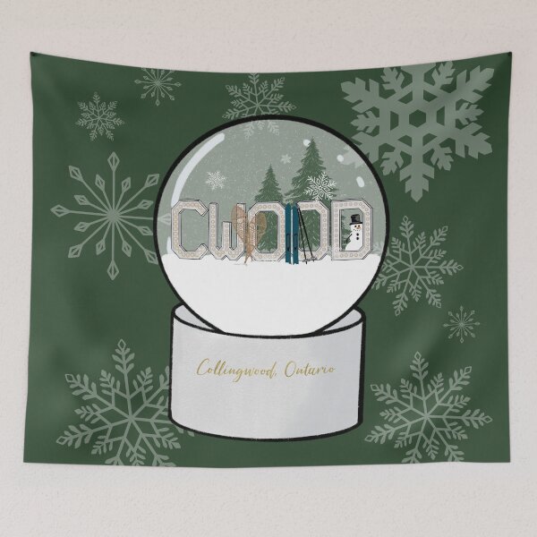 Item preview, CWood (Collingwood) Snow Globe designed and sold by Quick Brown Fox Canada.