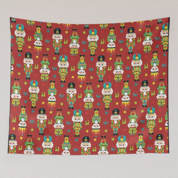 Item preview, Merry Christmas Cute Nutcracker King and Soldier Red Pattern Patterns Gifts designed and sold by MiscelChr.