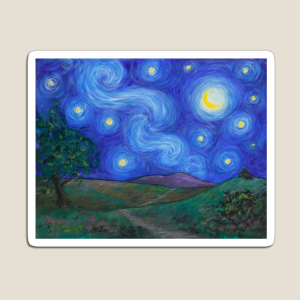 Starry Night on Exmoor Magnet