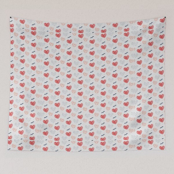 Item preview, heart pattern designed and sold by Shopini.