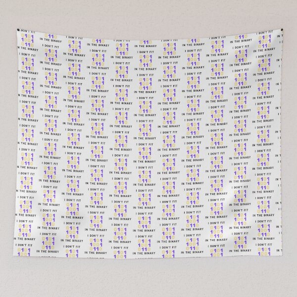Item preview, I Don't Fit In The Binary  designed and sold by LynnSaga.