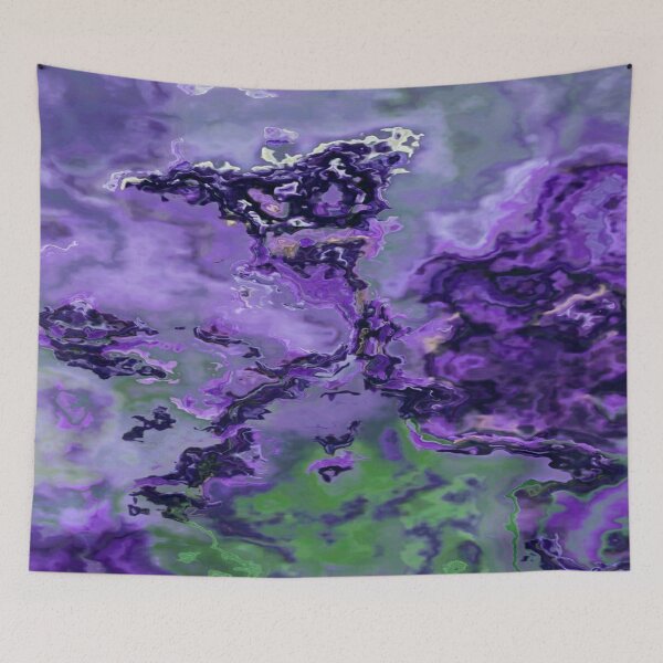 Item preview, Purple modern marble pattern art designed and sold by AYACHI90.