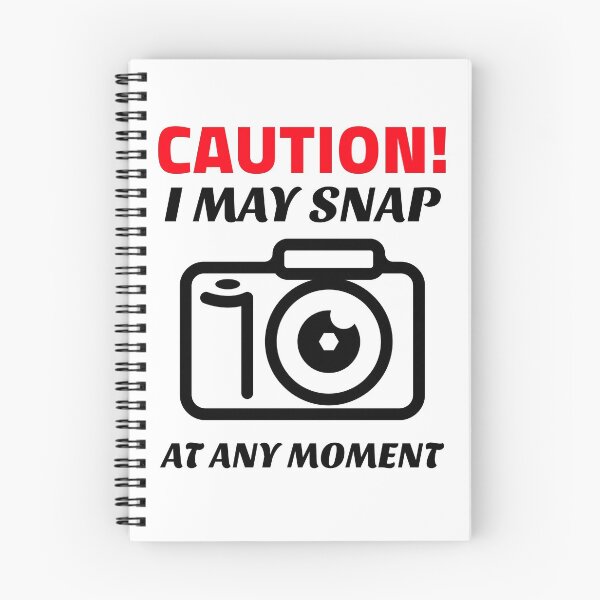 Item preview, Caution I May Snap At Any Moment Dark Funny Professional Photographer designed and sold by thewhitteeguy.
