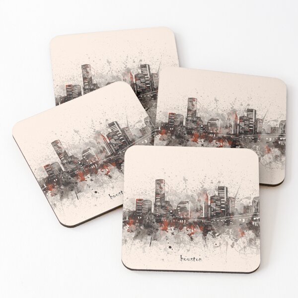 Item preview, houston skyline designed and sold by BekimART2.