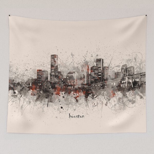 Item preview, houston skyline designed and sold by BekimART2.