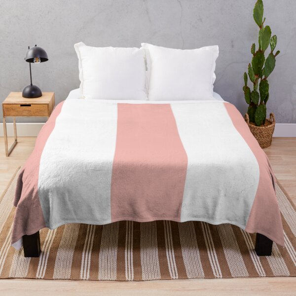 Item preview, Large BABY PINK and WHITE Vertical STRIPES designed and sold by RachelMacht.