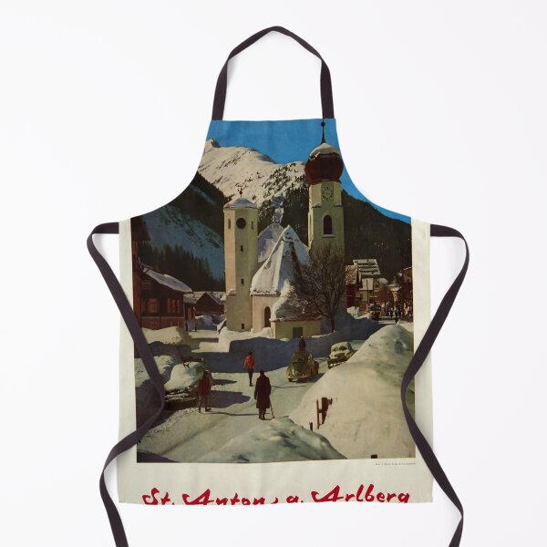 Item preview, retro classic St Anton poster designed and sold by CorasPosters.