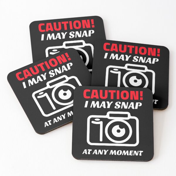 Item preview, Caution I May Snap At Any Moment Light Funny Professional Photographer designed and sold by thewhitteeguy.