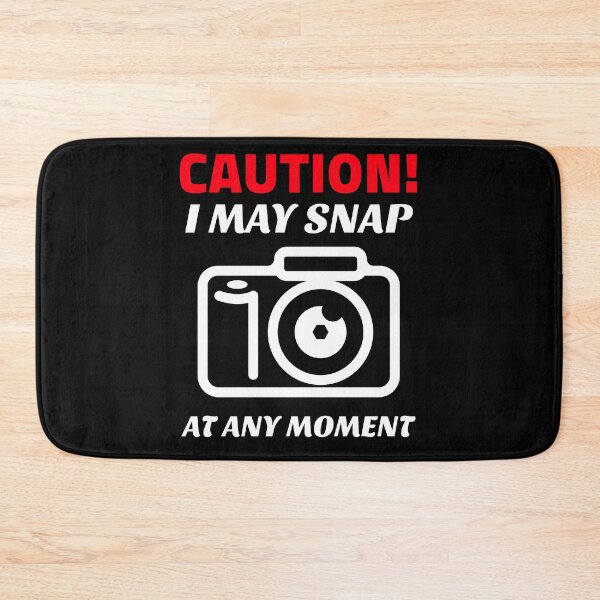 Item preview, Caution I May Snap At Any Moment Light Funny Professional Photographer designed and sold by thewhitteeguy.