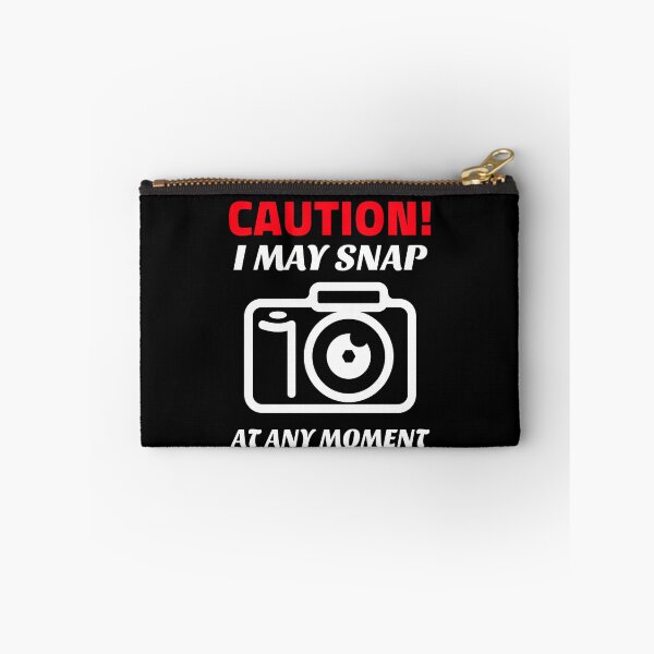 Item preview, Caution I May Snap At Any Moment Light Funny Professional Photographer designed and sold by thewhitteeguy.