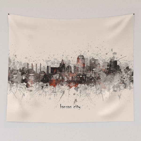Item preview, kansas city skyline designed and sold by BekimART2.
