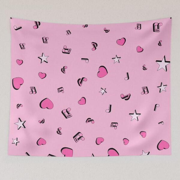 Item preview, Eighties All Pop Musical Notes Hearts and Stars designed and sold by Octavia Soldani.