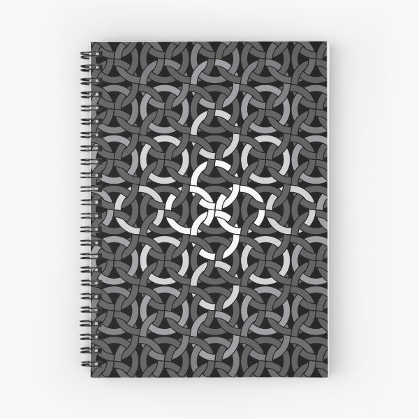Item preview, Interlocking Circles in Black, White and Gray Tones designed and sold by hobrath.