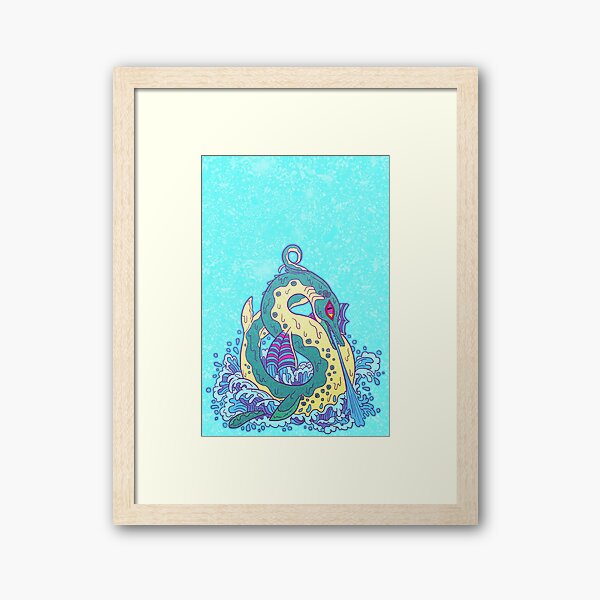 Agia Napa Cryptid Framed Art Print