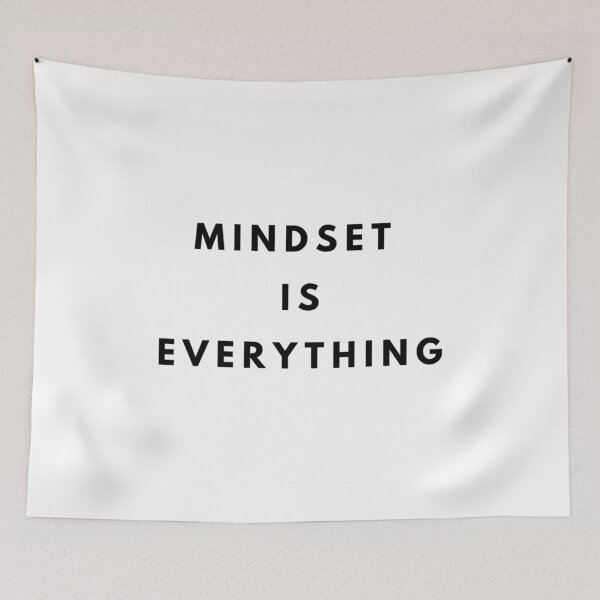Item preview, Mindset is Everything, Inspirational, Motivational designed and sold by Magic Love Art Print.