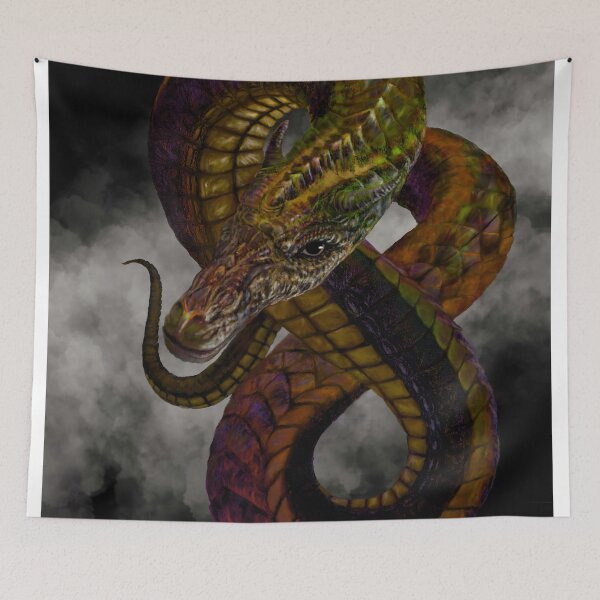 Artikelvorschau, Herbst Wyrm Drache entworfen und verkauft von sodsworld.