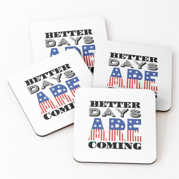 Item preview, Better Days Are Coming 2021 USA Patriotic Flag designed and sold by ArtFay.