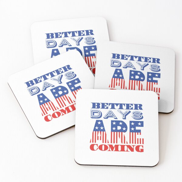 Item preview, Better Days Are Coming 2021 USA Patriotic Flag designed and sold by ArtFay.