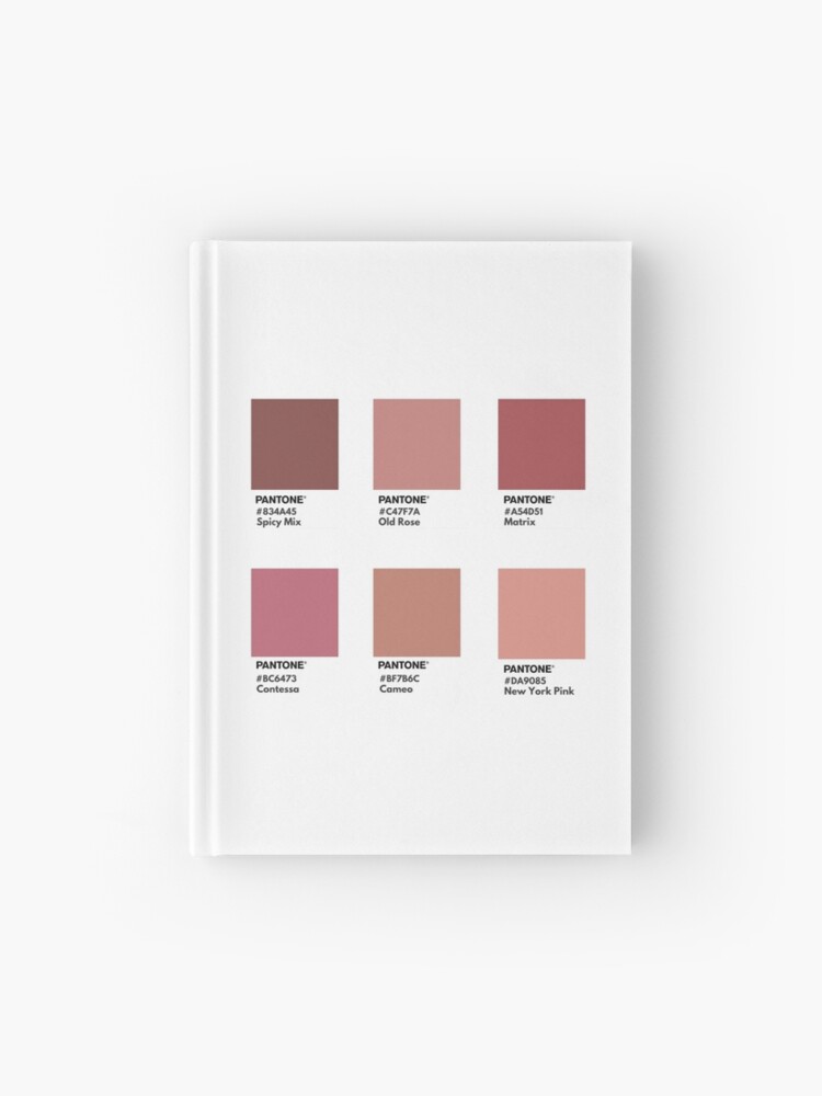 Shades of Pantone Colors Hardcover Journal for Sale by AprilSLDesigns