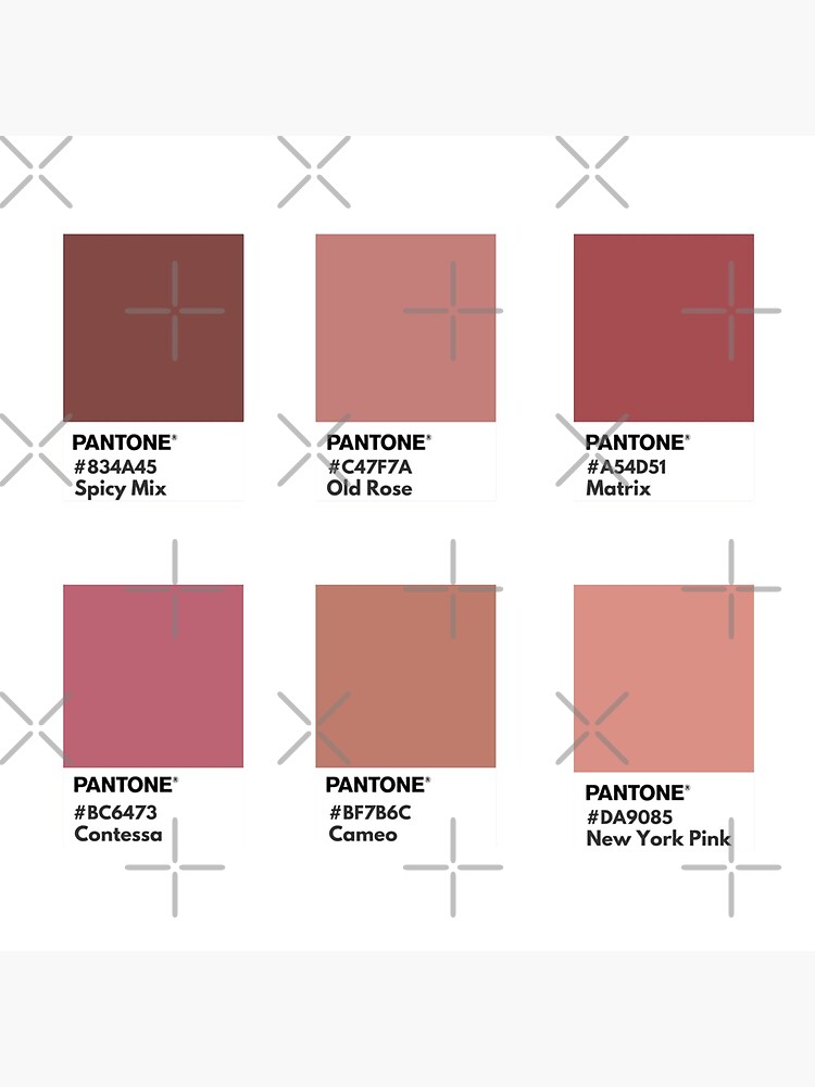 Bright pink gradient pantone color swatch Poster for Sale by softlycarol