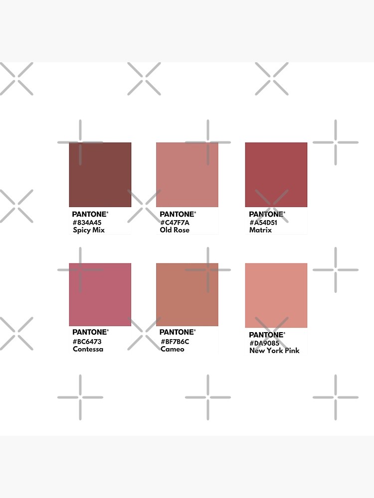 Pink nude palette pantone color swatch | Tote Bag