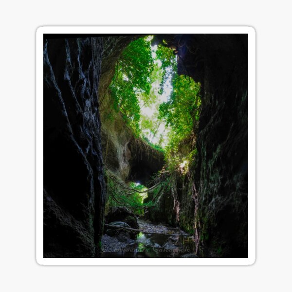 Item preview, Deep canyon gorge in Italy, Lazio designed and sold by Onyria Art.