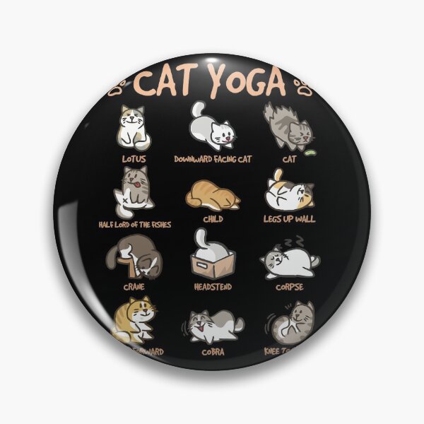 Item preview, funny cats yoga designed and sold by mlnana.