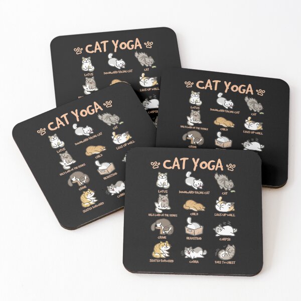Item preview, funny cats yoga designed and sold by mlnana.