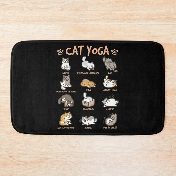 Item preview, funny cats yoga designed and sold by mlnana.
