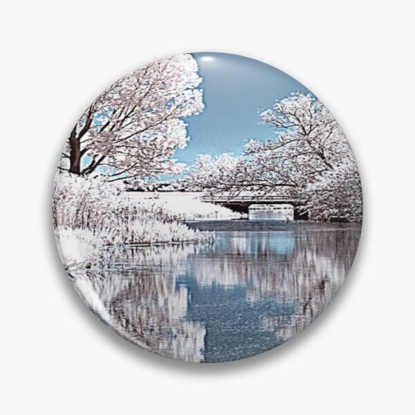 Item preview, Winter Lake Landscape Jigsaw Puzzle designed and sold by diverseidentity.