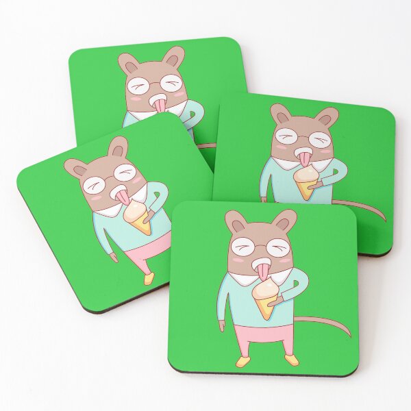 Item preview, Cute mouse eating ice-cream. designed and sold by musmellow.