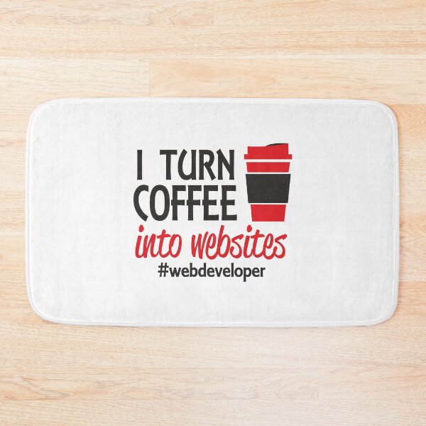 Item preview, I turn coffee into website designed and sold by VicFreedomind.
