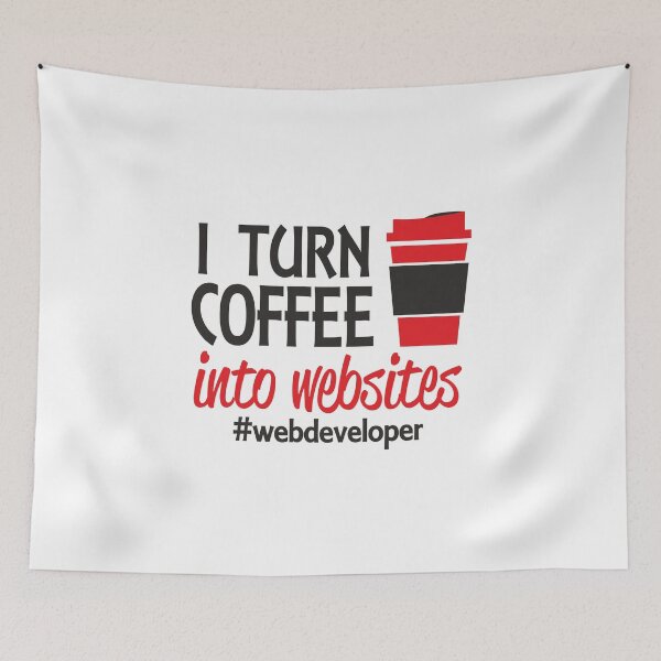 Item preview, I turn coffee into website designed and sold by VicFreedomind.