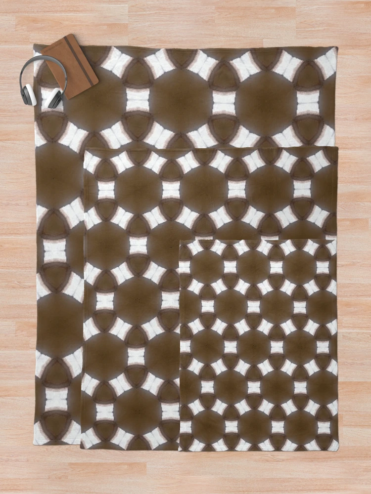 Thumbnail 5 of 6, Throw Blanket, Simple Geometric Light Pattern designed and sold by PrimeScripts.