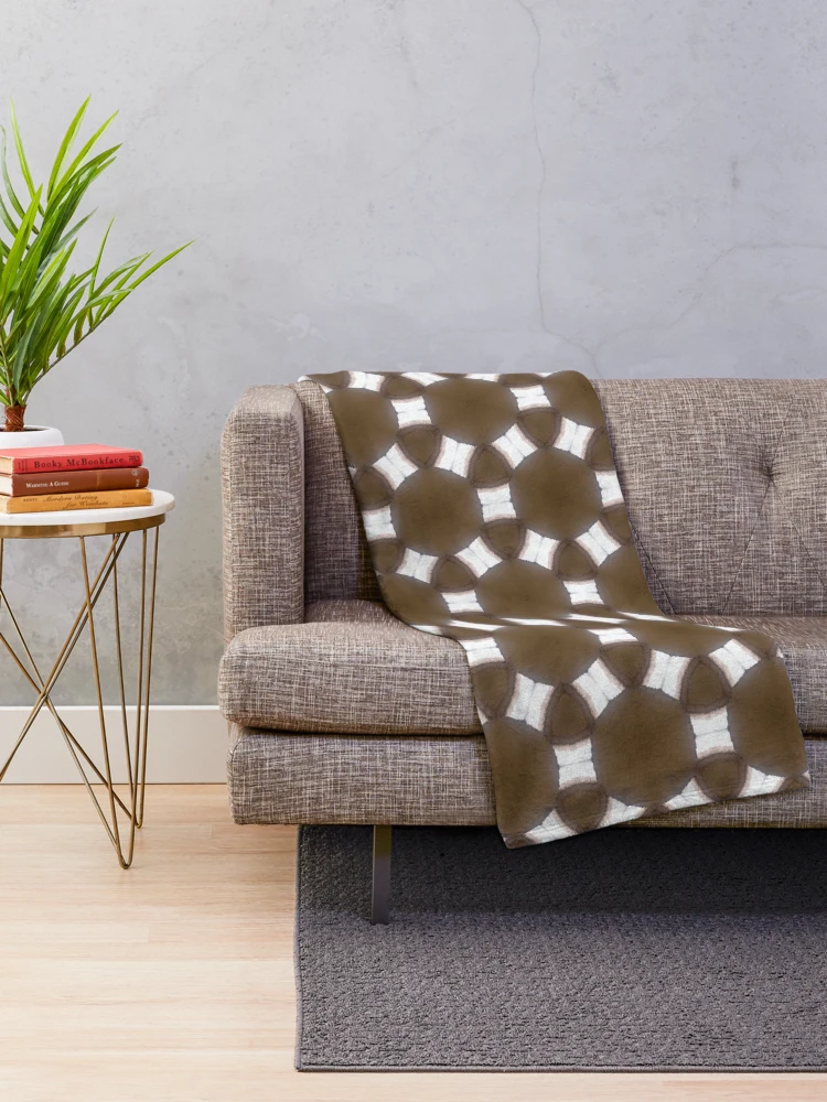 Thumbnail 2 of 6, Throw Blanket, Simple Geometric Light Pattern designed and sold by PrimeScripts.