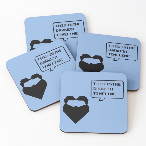 Item preview, Darkest timeline Community evil beard retro speech bubble- Remedial Chaos Theory episode (blue edition) designed and sold by Deegital18.