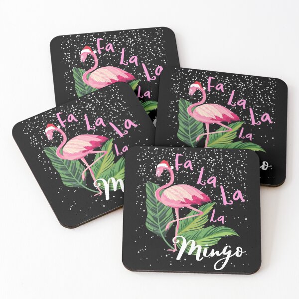 Item preview, Fa la la mingo funny flamingo merry christmas designed and sold by OneTimeEngineer.