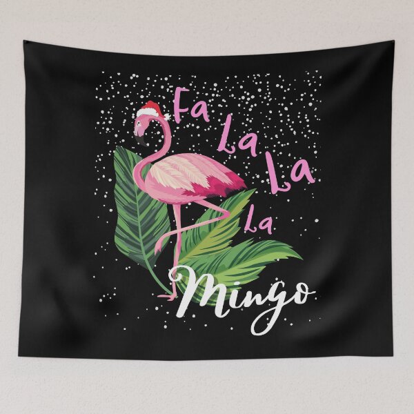 Item preview, Fa la la mingo funny flamingo merry christmas designed and sold by OneTimeEngineer.