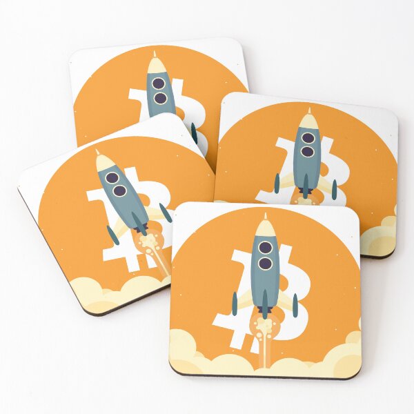 Item preview, Bitcoin BTC Crypto Trader Blockchain Rocket Saying Gift designed and sold by carlos-ideas.