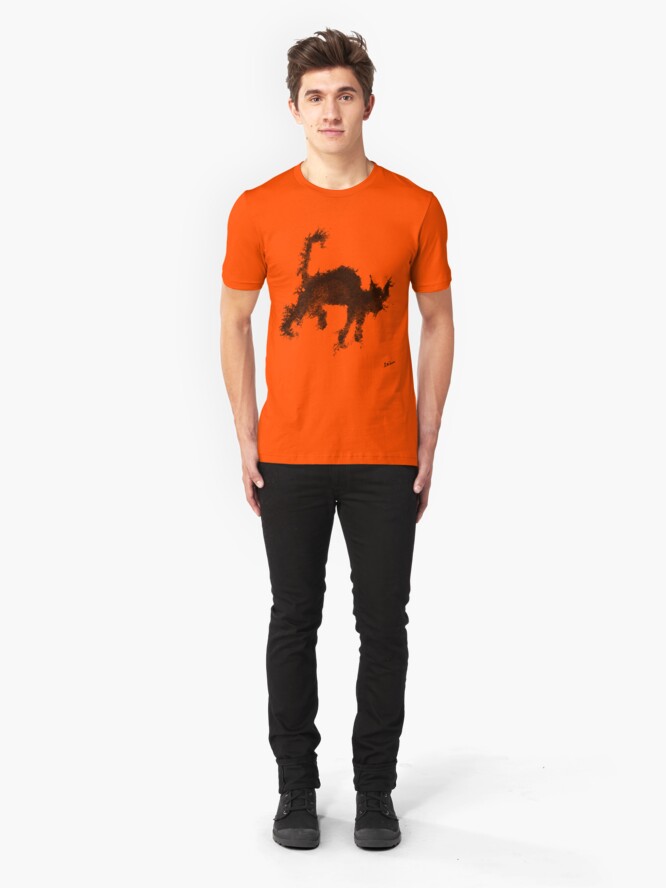 Alternate view of Électrichat • Electricat • Electrigato Slim Fit T-Shirt