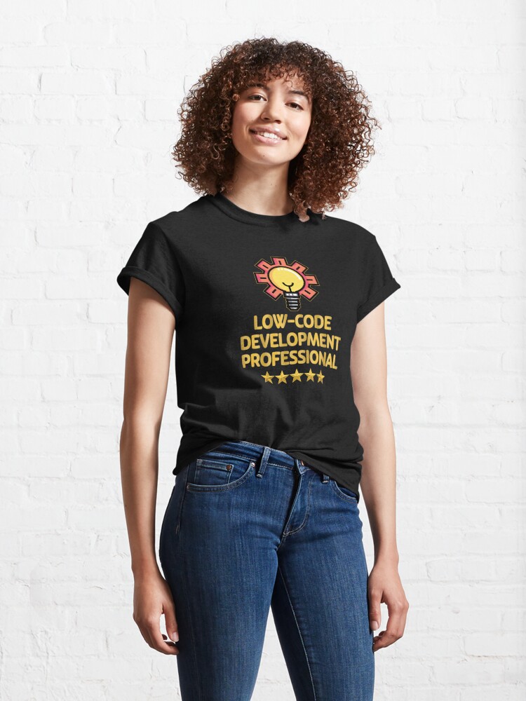 Alternate view of Low-Code Development Professional. Classic T-Shirt