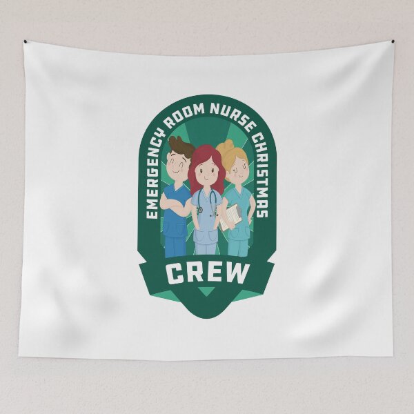 Item preview, Emergency Room Nurse Christmas Crew designed and sold by quarantineshop.