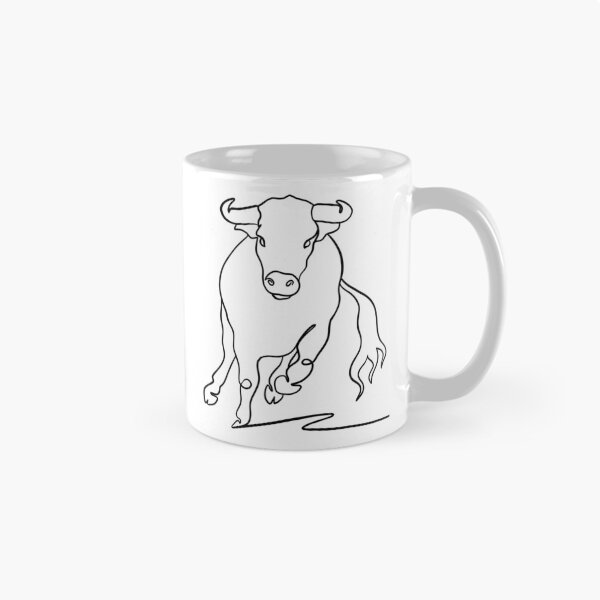 Item preview, Bull line drawing designed and sold by SibMa.