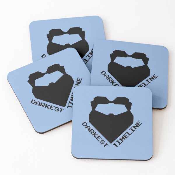 Item preview, Darkest timeline Community evil beard - Remedial Chaos Theory episode (black and blue fan edition) designed and sold by Deegital18.