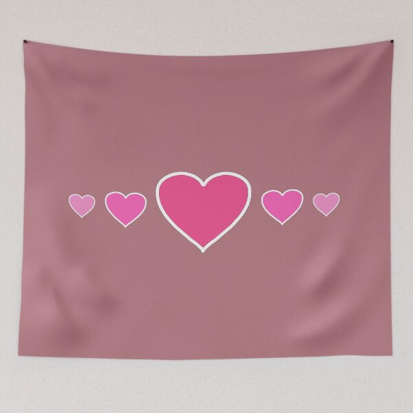 Item preview, Pynk hearts in a row rosé designed and sold by GabareyMaanyo.