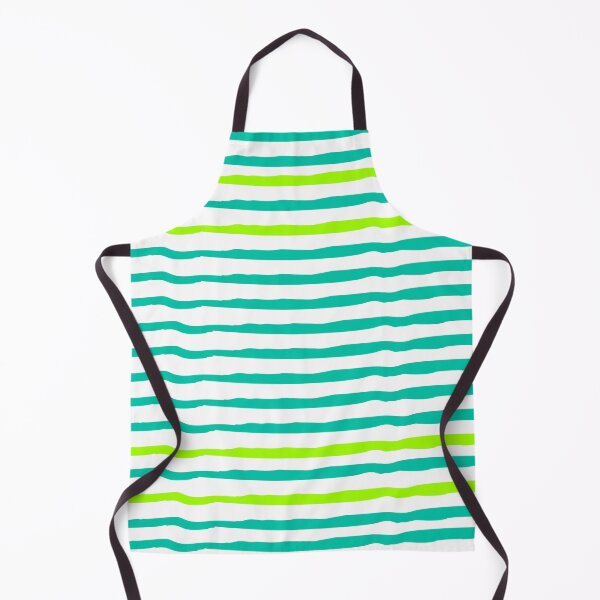 Item preview, Simple White,Turquoise & Lime | Wavy Lines Pattern designed and sold by ukoko.