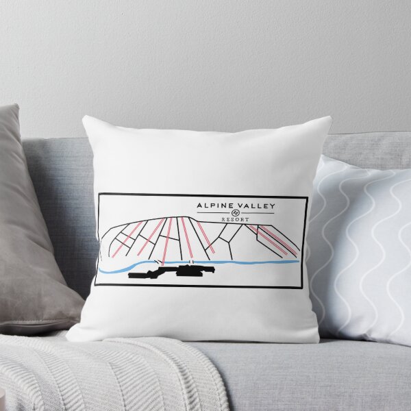 Item preview, Alpine Valley Trail Map Artwork designed and sold by juliak108.