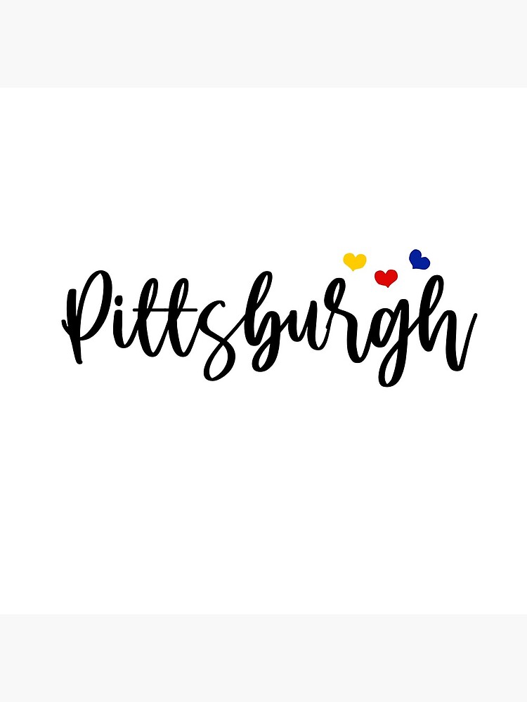 "Pittsburgh Sticker" Art Print by brookehend Redbubble