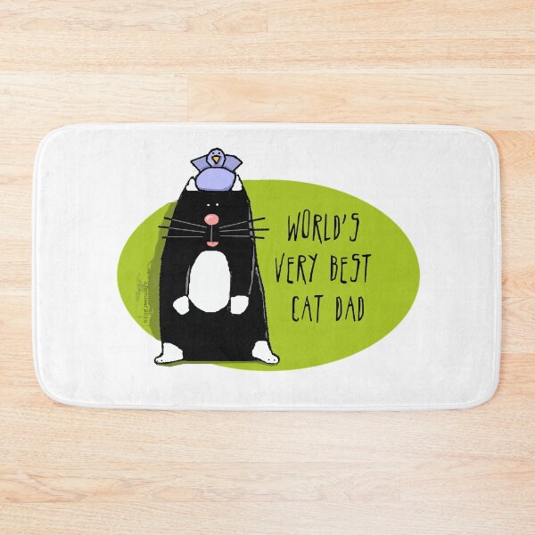 Item preview, world's very best cat dad gift designed and sold by mlnana.
